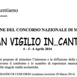Concorso Nazionale di Musica "San Vigilio In...Canto 2014"