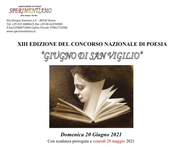 XIII Concorso Nazionale di Poesia "Giugno di San Vigilio"